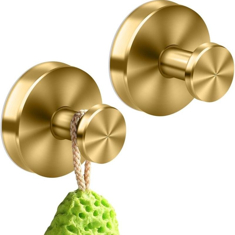 Crochets de Salle de Bain Modernes – Système de Ventouse TwistLock – Amovible et Réutilisable – Sans Perçage