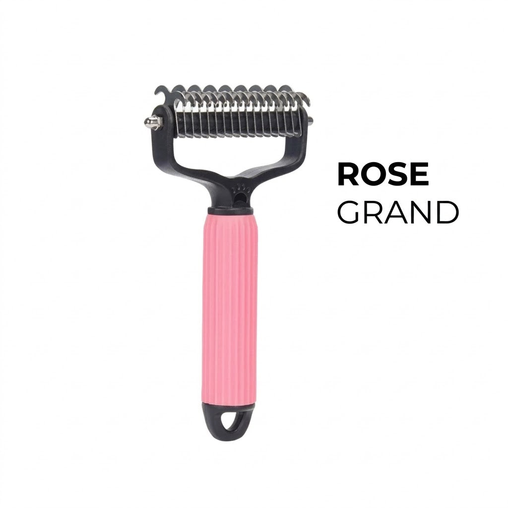 Brosse double face pour animaux pour le soin du pelage