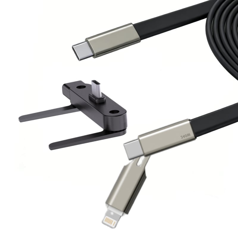 Câble USB-C 240W Ultra Puissant - Tête Pivotante à 360°