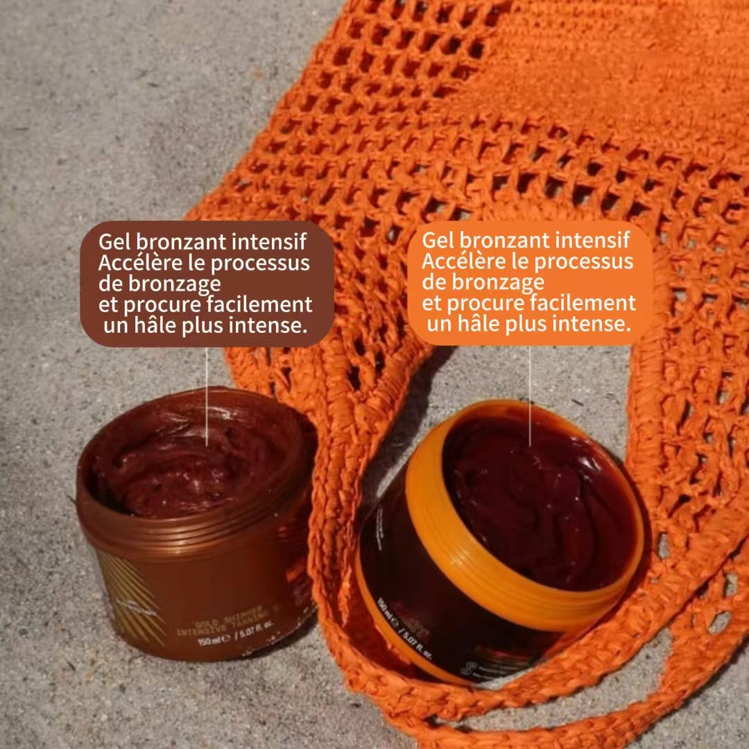 Gel bronzant intense