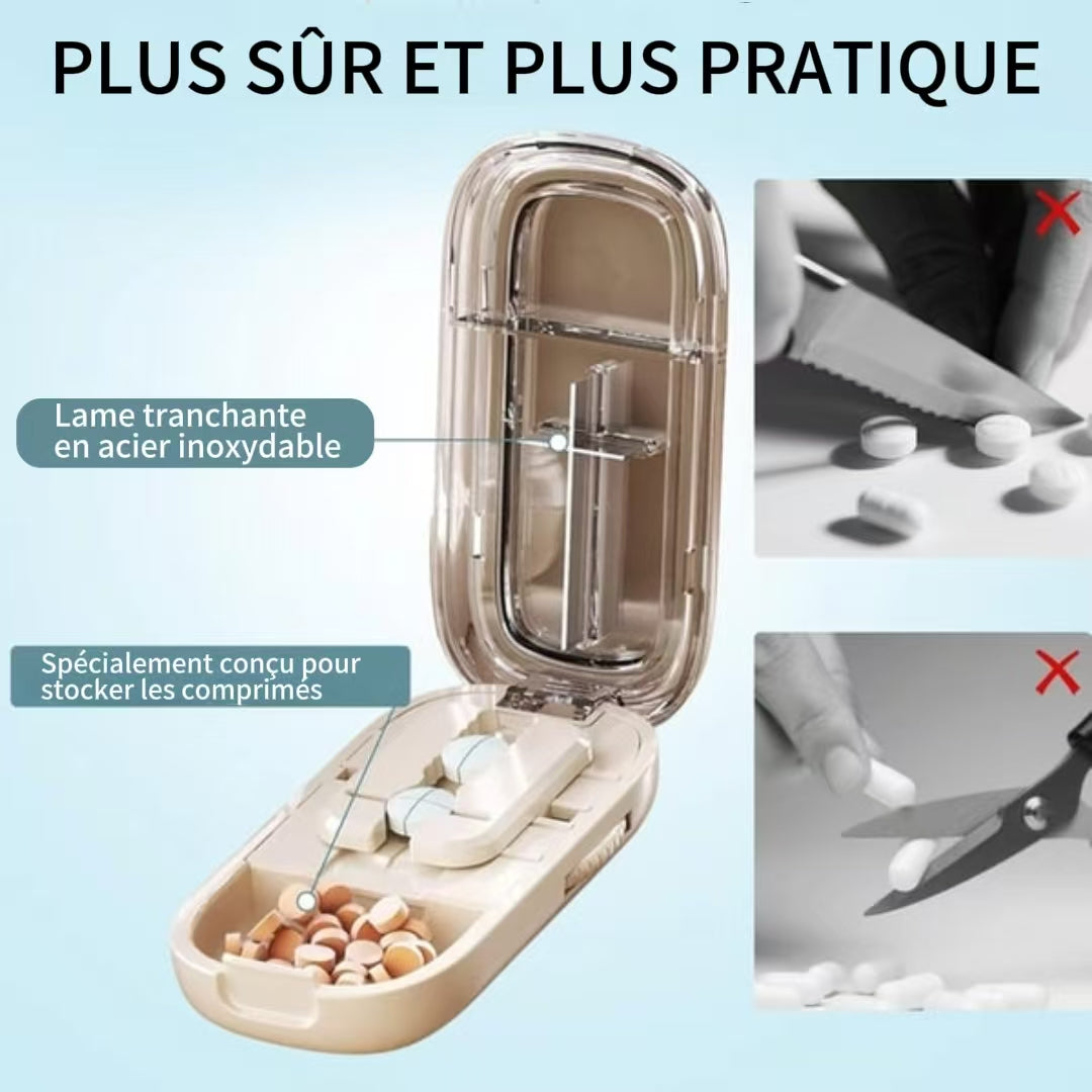 Coupe-comprimés portable – Sûr et précis