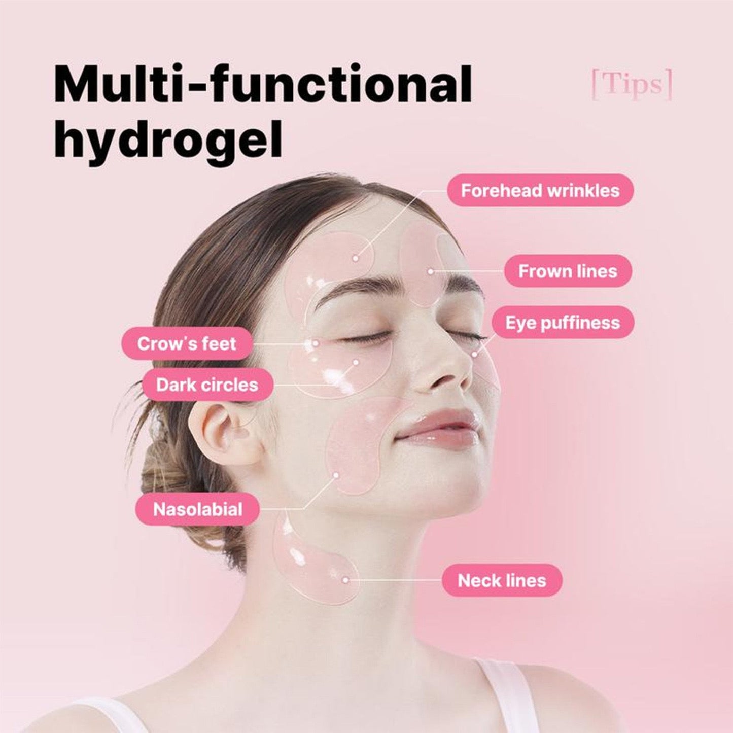Patchs Yeux Peptides & Collagène contre les Cernes (60 pièces)