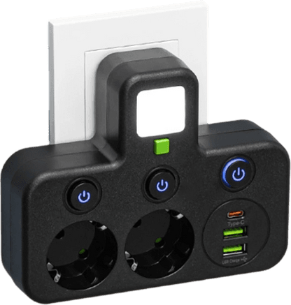 Adaptateur de Prise Murale Multi-ports (UE)