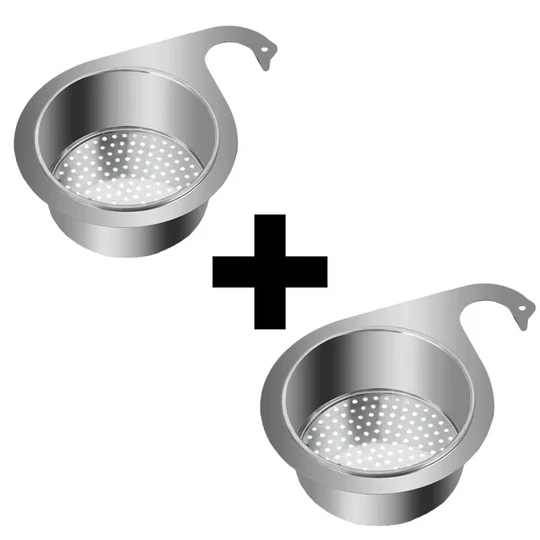 Filtre d'évier en forme de cygne en acier inoxydable (lot de 2)