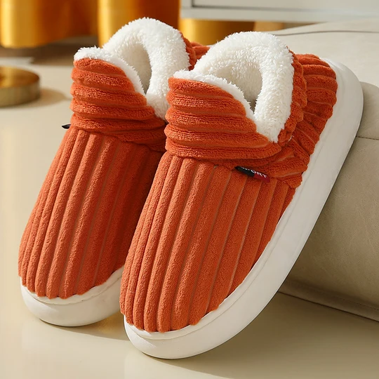 Chaussons d'hiver chauds et confortables unisexes