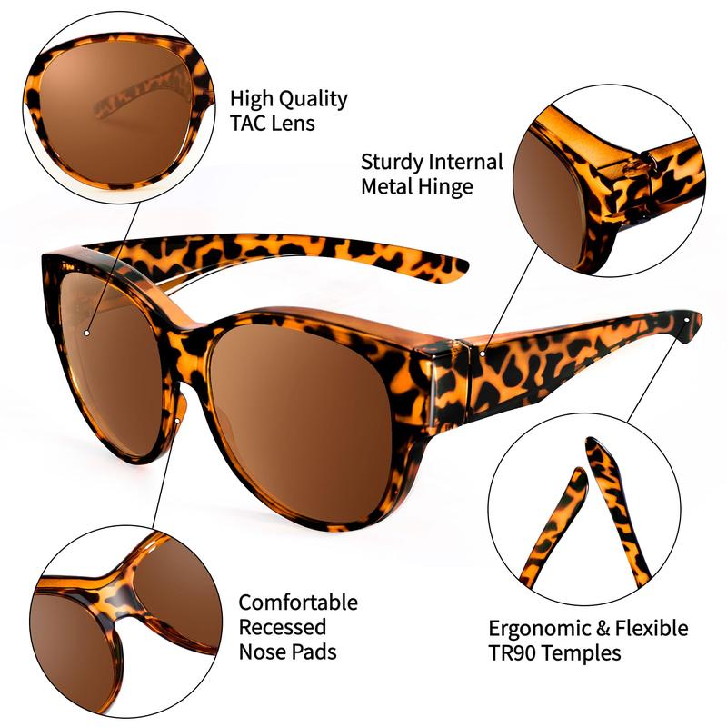 Lunettes de soleil à porter sur vos lunettes
