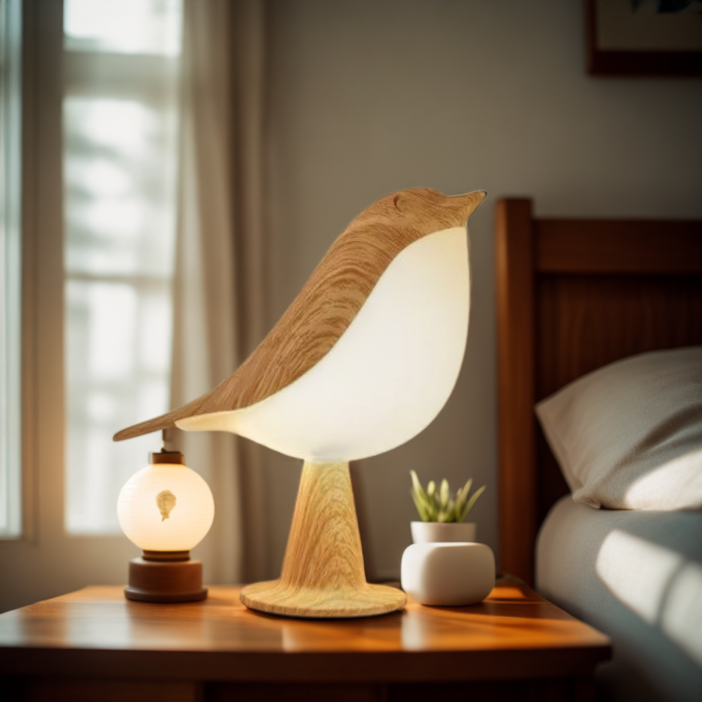 Veilleuse oiseau – Lumière douce et adorable pour la nuit