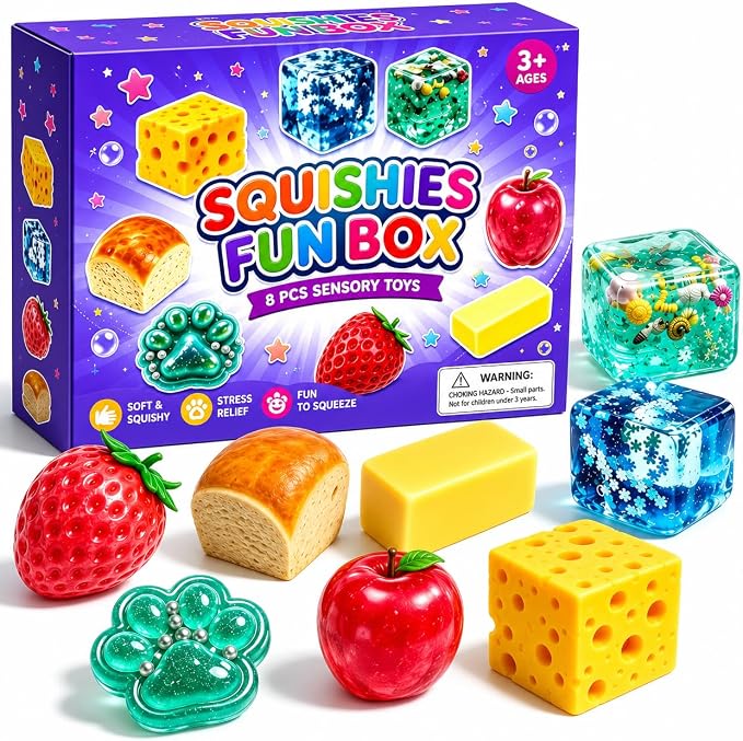 Boîte Squishy Drôle & Mignonne – Le best-seller populaire de la boîte mystère magique !