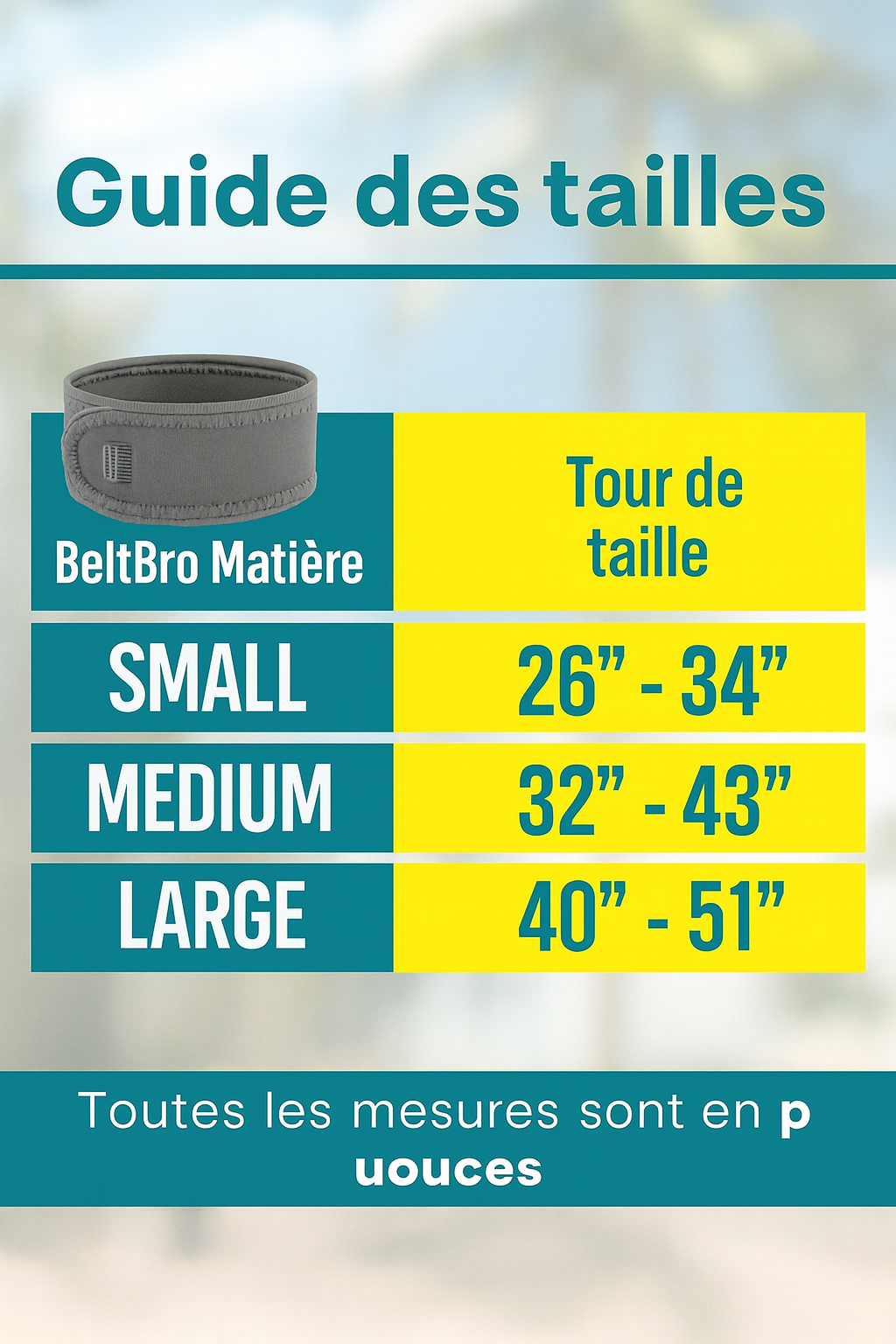 Ceinture BeltPro élastiquée – Pour un confort de port ultime