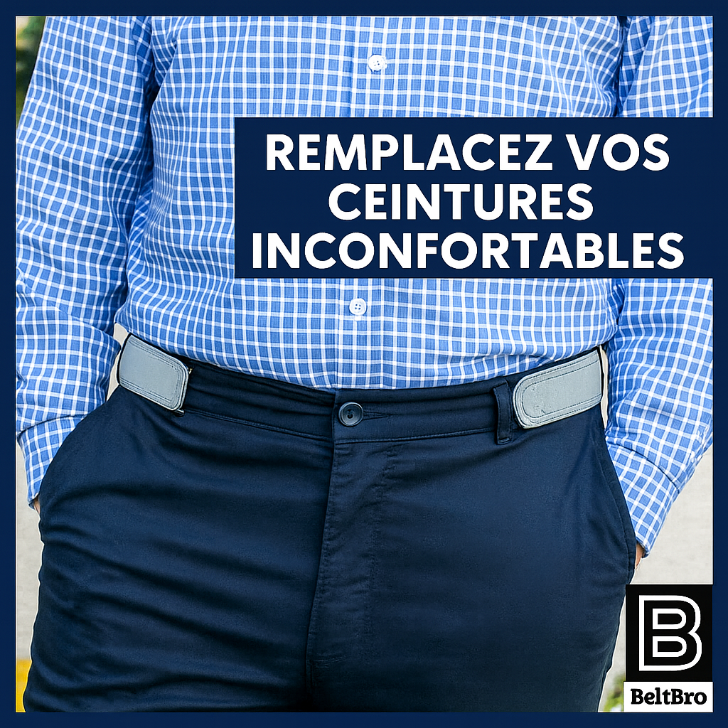 Ceinture BeltPro élastiquée – Pour un confort de port ultime
