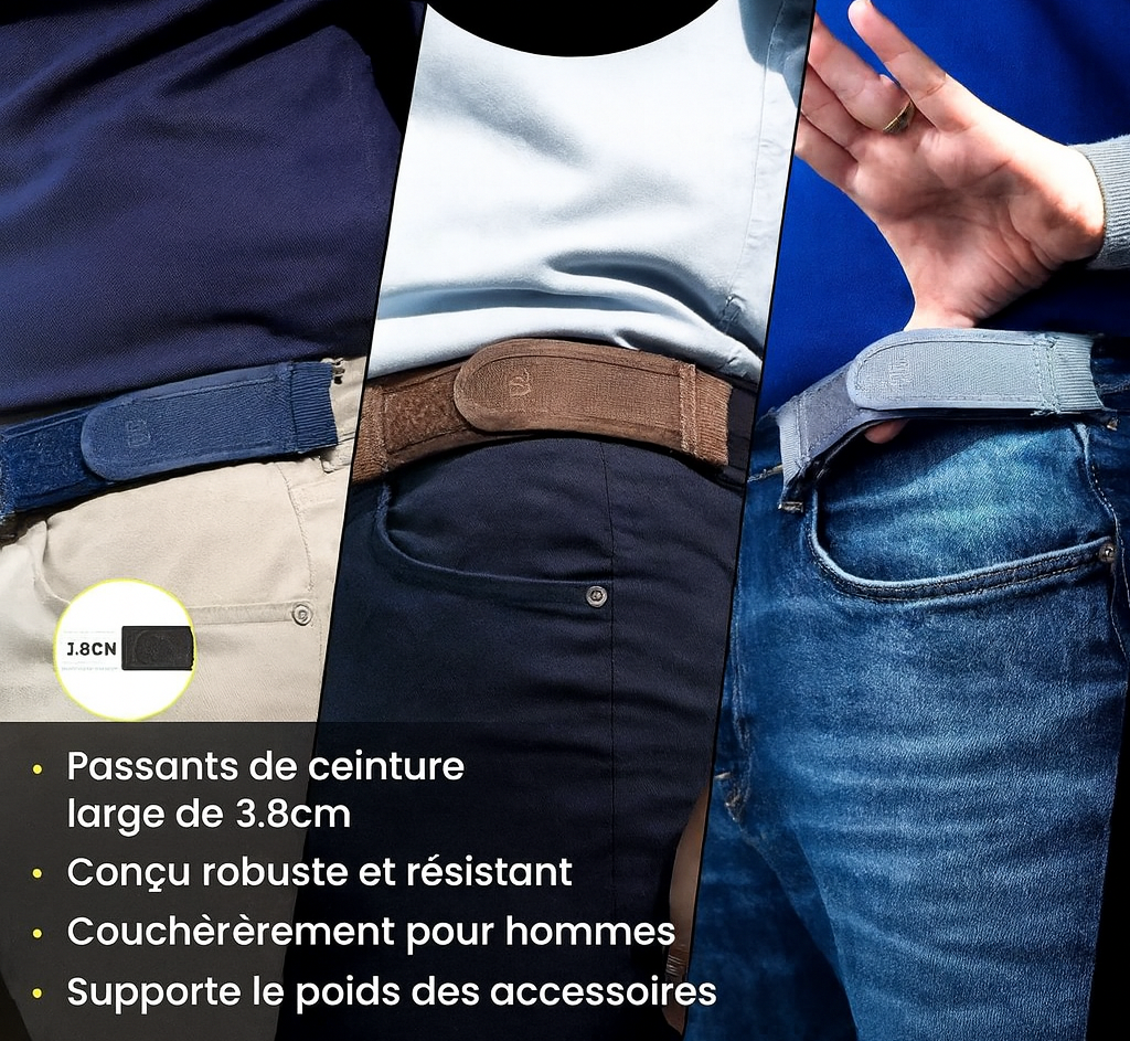 Ceinture BeltPro élastiquée – Pour un confort de port ultime