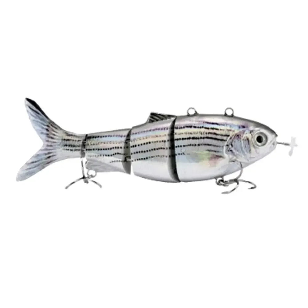 Leurre de pêche bionique nageur multi-articulé
