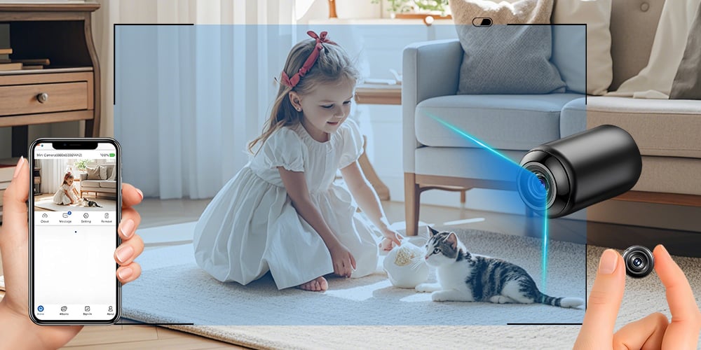 Mini Caméra de Surveillance Sans Fil
