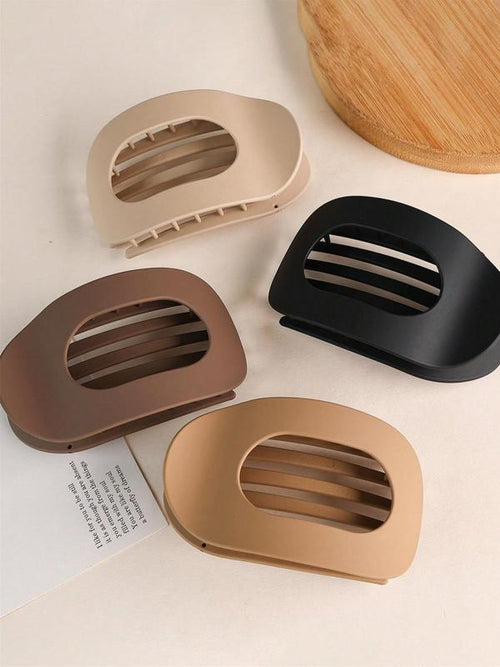 Pince à cheveux unie – 1 lot (4 pièces)