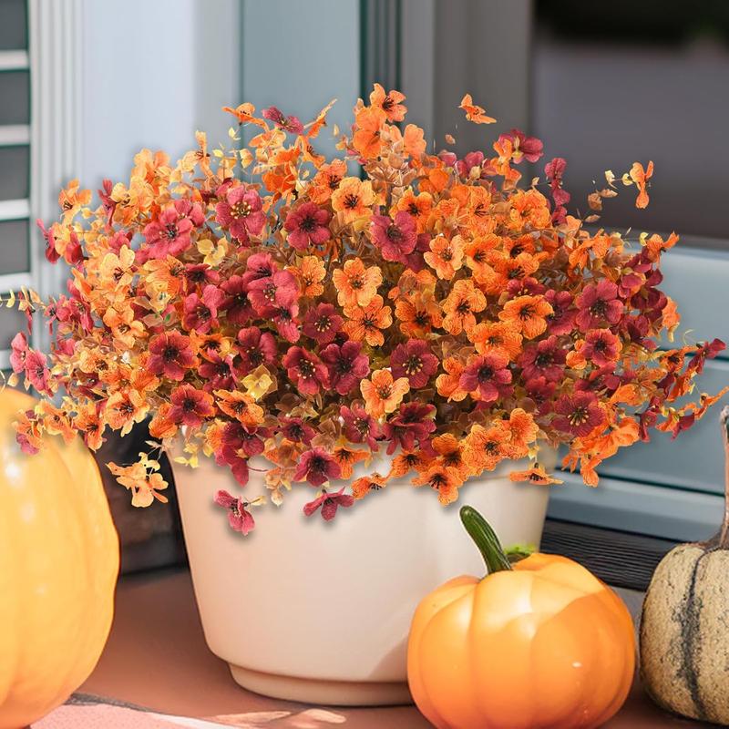 Fleurs Artificielles pour Décoration de Jardin – Lot de 8 Pièces pour Extérieur