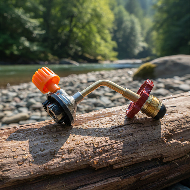 Adaptateur de recharge pour bouteilles de gaz (camping)