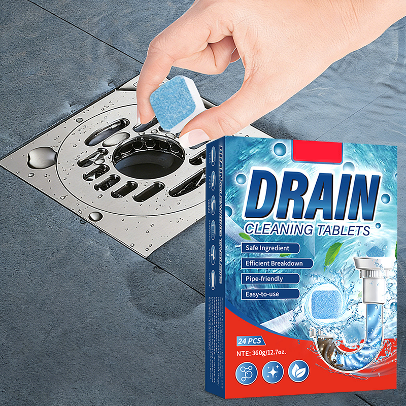 🚽 Pastilles déboucheuses de canalisation à action rapide – Adaptées pour les cuisines, salles de bains et canalisations
