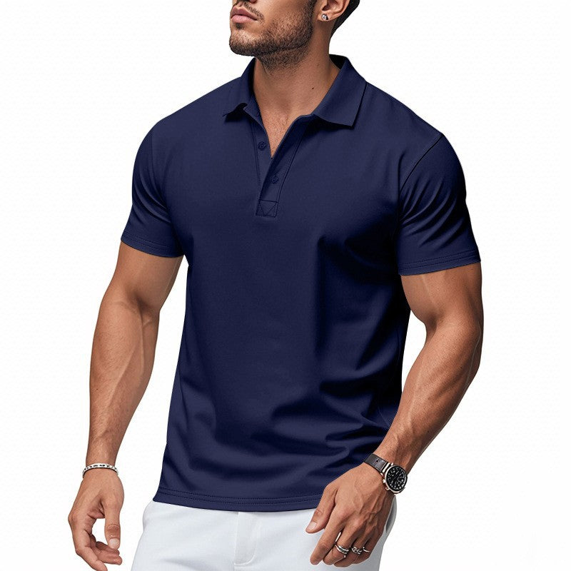 Polo à manches courtes pour homme – Coupe slim et sportive