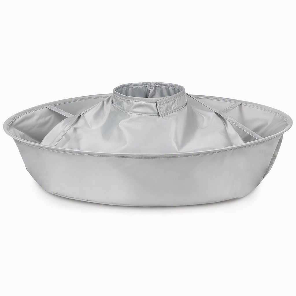 Cape de coupe imperméable avec récupérateur de cheveux – Cape parapluie pliable pour coiffure à domicile