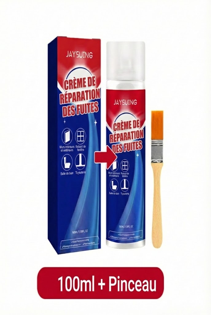 Spray anti-fuite imperméable – Caoutchouc liquide pour gouttières, tuyaux et joints (Arrête les fuites immédiatement)