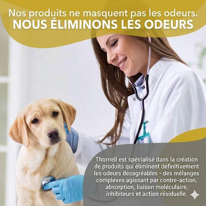 Destructeur d'odeurs puissant pour chenils et habitats d'animaux
