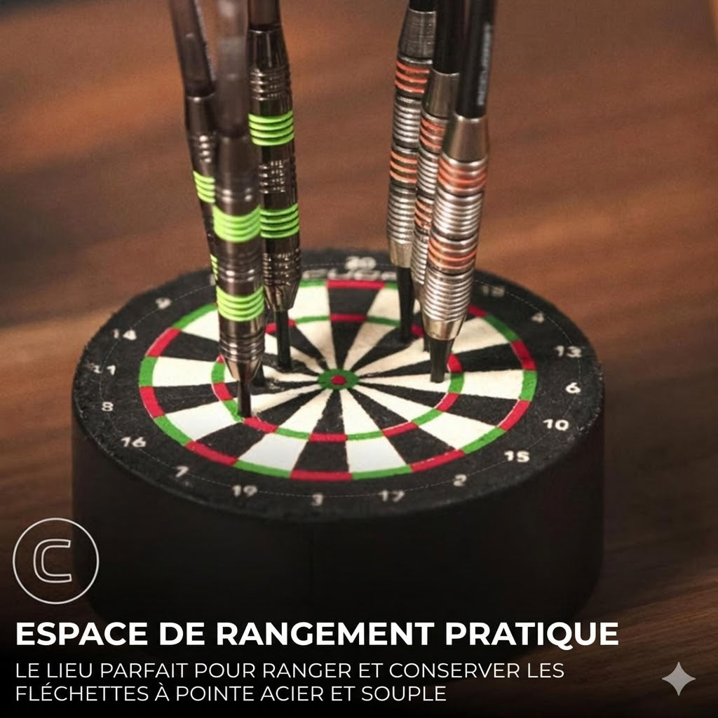 Mini porte-fléchettes de luxe