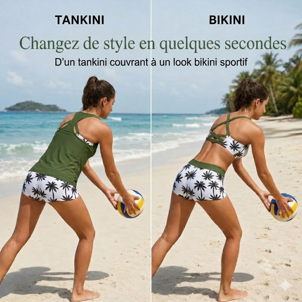Tankini d'été vibrant
