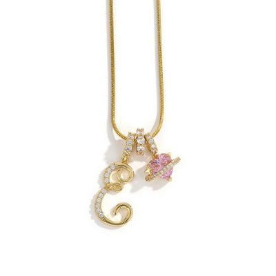 Élégant collier avec pendentif cœur