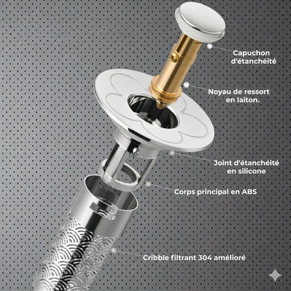 Bouchon de lavabo pop-up universel