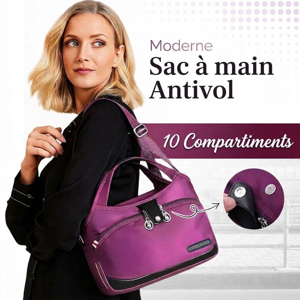 Sac bandoulière élégant de grande capacité