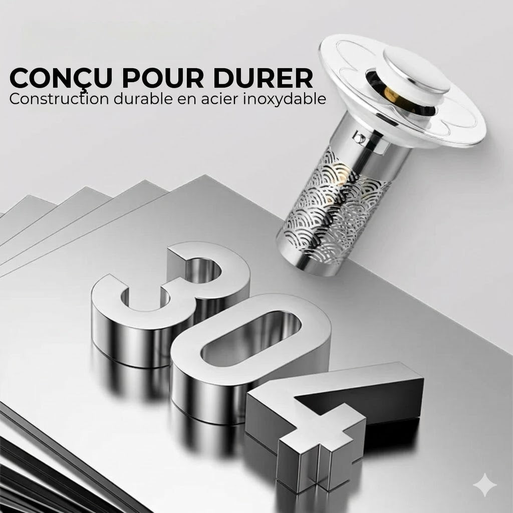 Bouchon de lavabo pop-up universel
