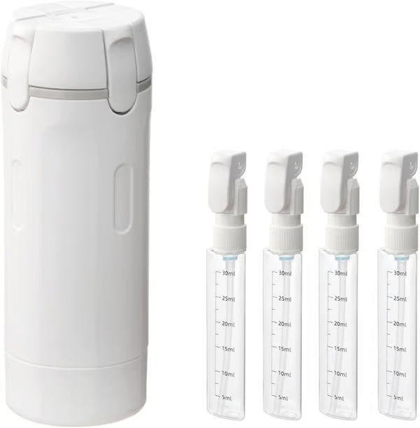 Kit de Flacons de Voyage 4-en-1 pour Bagage à Main – Flacons de Voyage en Silicone Anti-fuite