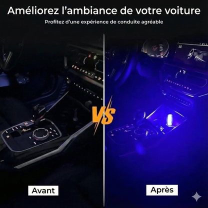 Lampe LED USB pour voiture
