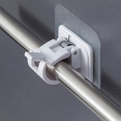 Supports de tringle à rideaux réglables sans clous (Lot de 2)
