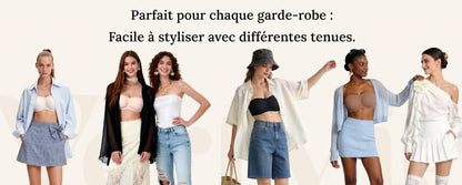Soutien-gorge sans bretelles effet push-up