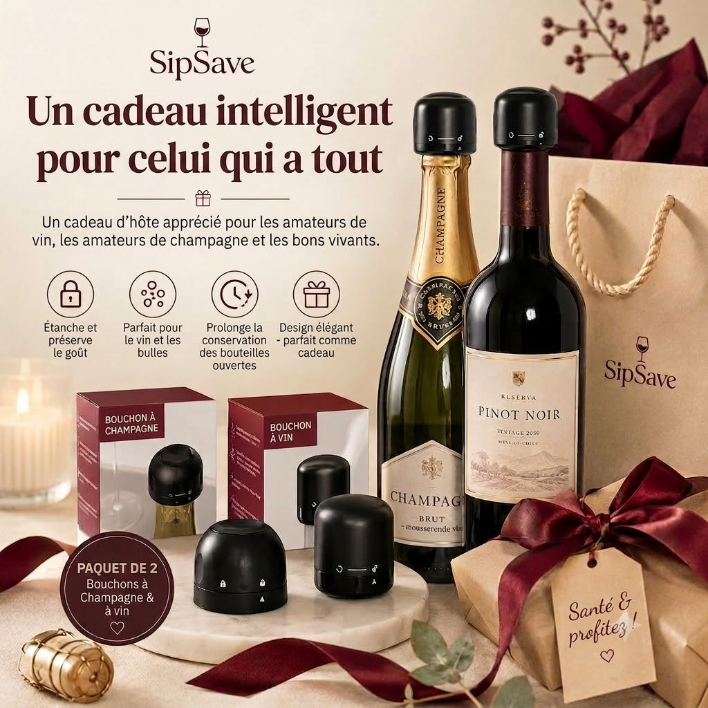 SipSave – Bouchons pour vin et champagne