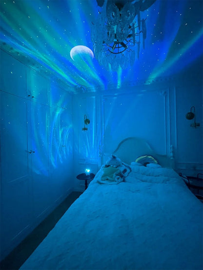 Projecteur 2-en-1 Aurore boréale et ciel étoilé