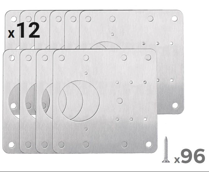 Kit de réparation professionnel pour charnières de placard