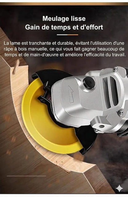 ⚙️ Disques de meulage pour le travail du bois – Coupe rapide, tranchants et durables, adaptés aux meuleuses d'angle