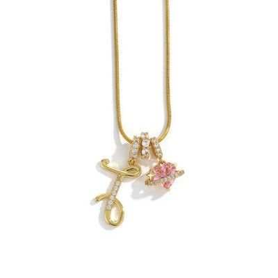 Élégant collier avec pendentif cœur