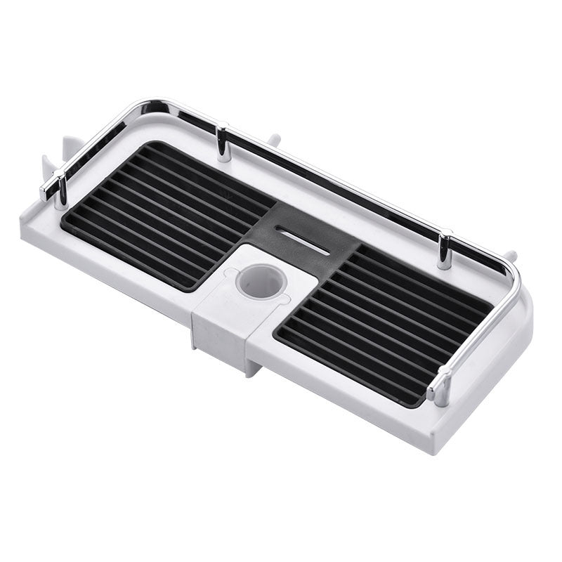 Barre de douche avec tablette pour salle de bain