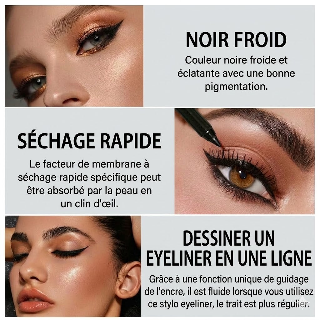 Kit de 14 eye-liners gel colorés imperméables 👁️🌈✏️