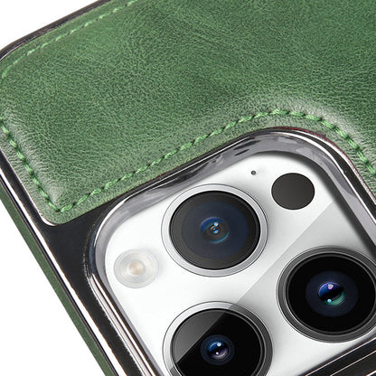 Coque iPhone en Cuir avec Porte-Cartes Magnétique