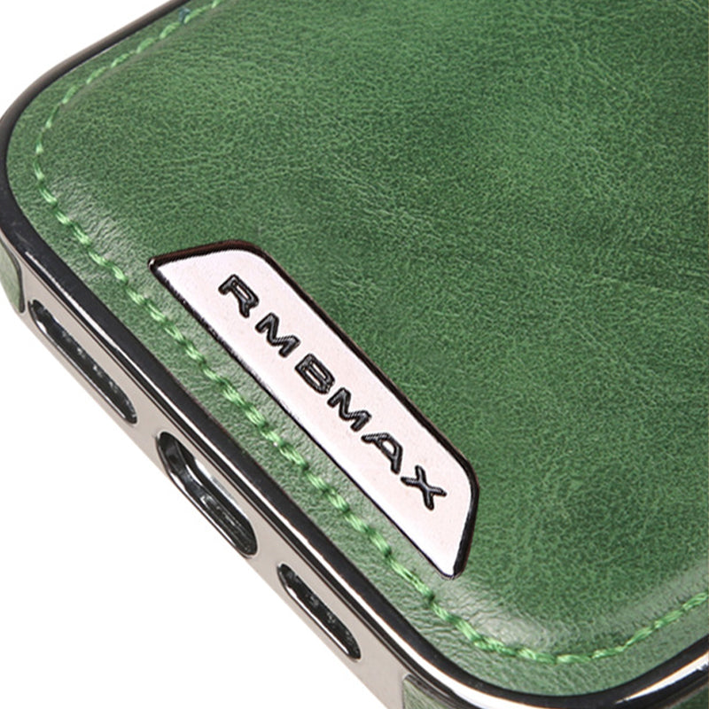 Coque iPhone en Cuir avec Porte-Cartes Magnétique
