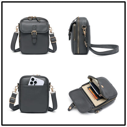 Petit sac bandoulière carré pour femme – Élégant sac à main rigide boîte