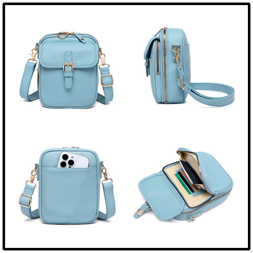 Petit sac bandoulière carré pour femme – Élégant sac à main rigide boîte