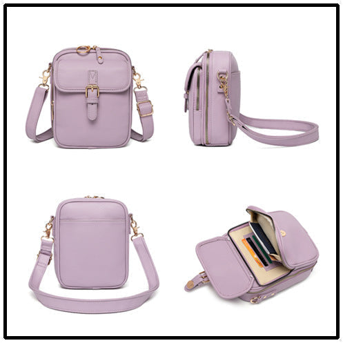 Petit sac bandoulière carré pour femme – Élégant sac à main rigide boîte