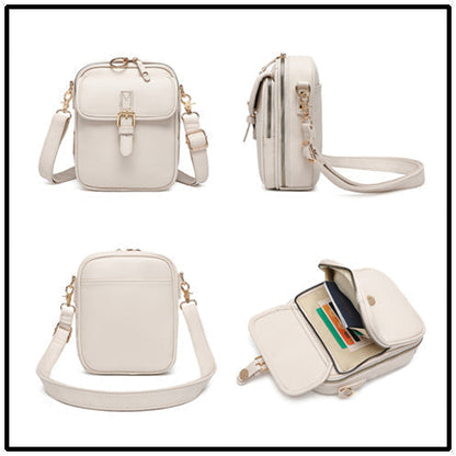 Petit sac bandoulière carré pour femme – Élégant sac à main rigide boîte