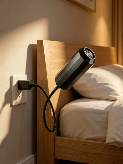 🔌 Veilleuse projecteur d'étoiles et d'océan HD Plug-and-play 🥳⭐