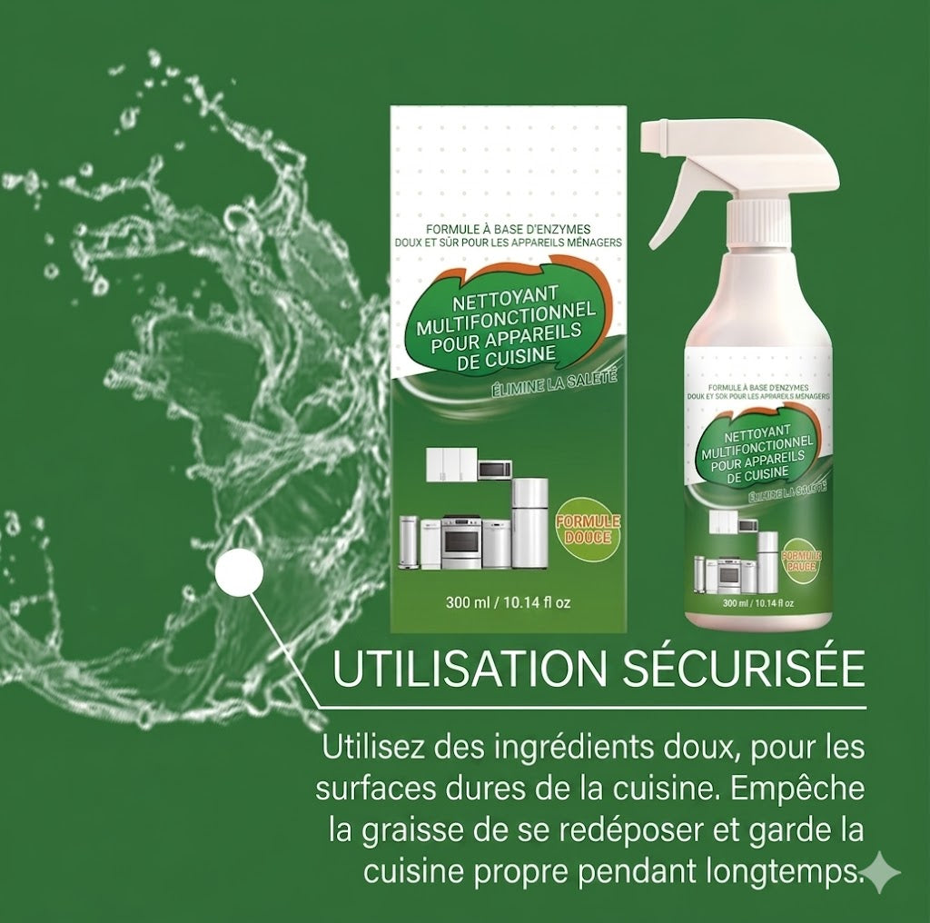 Mousse nettoyante enzymatique multifonctionnelle – Puissant détachant